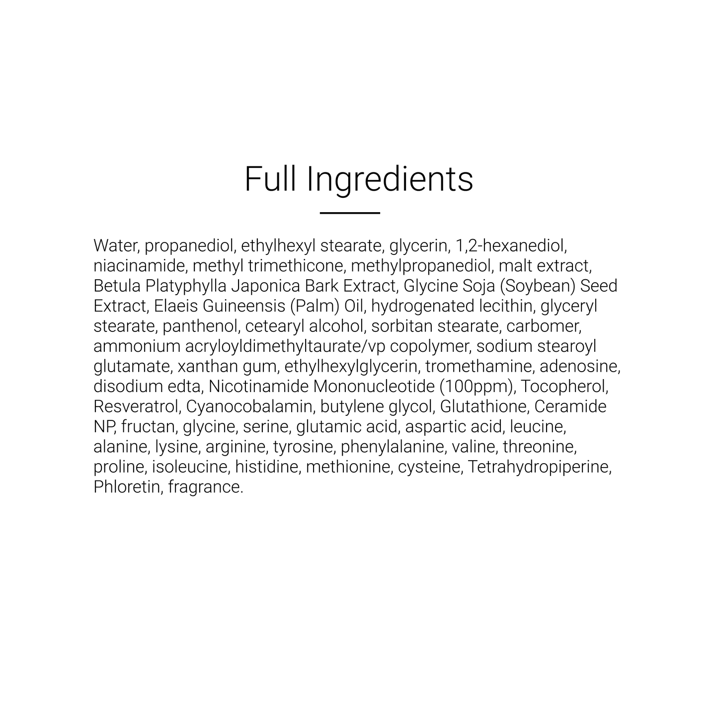 ELMUCHA NMN Glow Emulsion